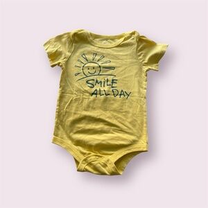 George Baby Yellow Sun Onesie Bodysuit